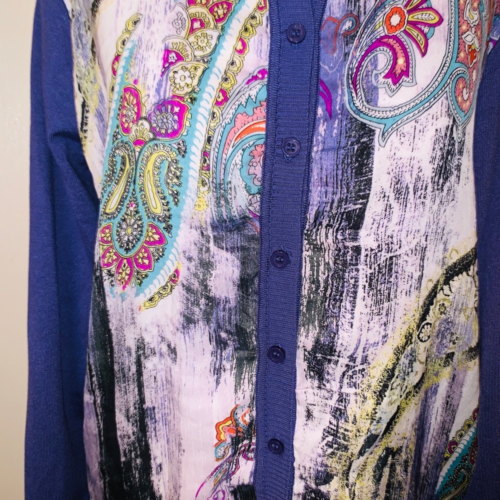 INC Multicolor Cardigan - Picture 6 of 7